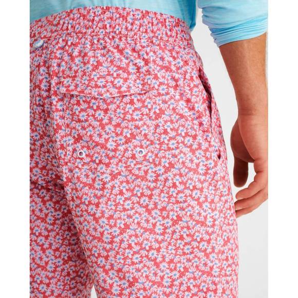 NEW JOHNNIE-O half elastic 7" surf shorts in taffy - Picture 4 of 5